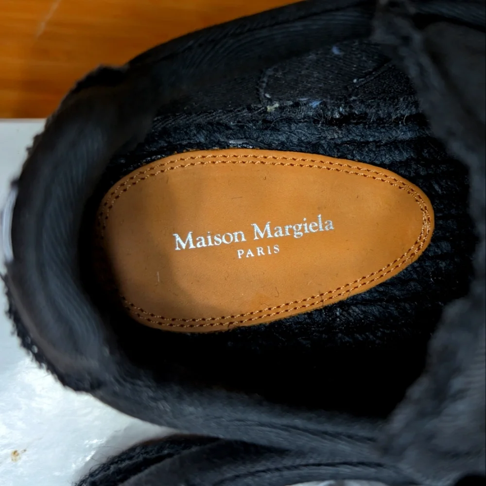 Maison Margiela Replica Espadrilles Black Designer Shoes Paris Style - Picture 6 of 11